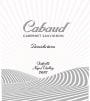 Cabaud Wines 'Benedictions' Cabernet Sauvignon 2012 Front Label