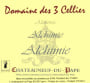 Les 3 Cellier Chateauneuf-du-Pape Alchimie 2012 Front Label