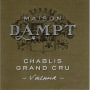 Maison Dampt Chablis Grand Cru Valmur 2014 Front Label