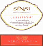 Sensi Vigne e Vini Collezione Nero d'Avola 2016  Front Label