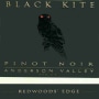 Black Kite  Redwoods Edge Pinot Noir 2011 Front Label