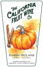 California Fruit Wine Pumpkin Spice Wine Front Label