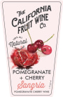 California Fruit Wine Pomegranate Cherry Sangria Front Label