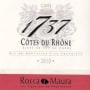 Les Vignerons de Roquemaure Cotes du Rhone Cuvee1737 2010 Front Label
