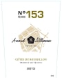 Les Vignobles du Rivesaltais Cotes du Roussillon N153 RD 900 Blanc 2013 Front Label