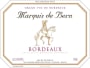 Les Vignobles Gonfrier Marquis de Bern 2011 Front Label