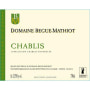 Begue Mathiot Chablis 2015 Front Label