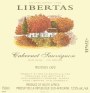 Libertas Cabernet Sauvignon 2014 Front Label