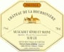 Lieubeau Muscadet Sevre et Maine Chateau de la Bourdiniere Sur Lie Cuvee Prestige 2014 Front Label