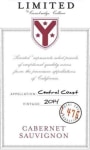 Cambridge California Cellars Central Coast Cabernet Sauvignon 2014 Front Label