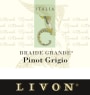 Livon Venezia Giulia Braide Grande Pinot Grigio 2014 Front Label