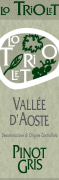 Lo Triolet Vallee d'Aoste Pinot Gris 2013 Front Label
