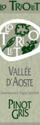 Lo Triolet Vallee d'Aoste Pinot Gris 2015 Front Label