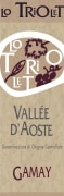 Lo Triolet Vallee d'Aoste Gamay 2014 Front Label
