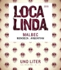 Loca Linda Malbec 2010 Front Label