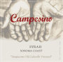 Campesino Cellars Sangiacomo Old Lakeville Road Vineyard Syrah 2013 Front Label