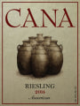 Cana Vineyards & Winery Riesling 2014 Front Label