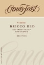 Cana's Feast Winery Bricco Red 2012 Front Label