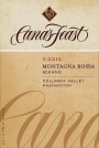 Cana's Feast Winery Montagna Rossa Red 2012 Front Label