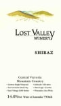 Lost Valley Winery Shiraz 2008 Front Label