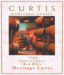 Curtis Heritage Cuvee 1999  Front Label