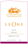 Lou Miranda Estate Leone Shiraz 2012 Front Label