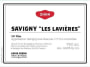 Louis Chenu Savigny-les-Beaune Les Lavieres Premier Cru 2008 Front Label
