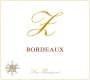 Luc Thienpont Bordeaux Z 2015 Front Label