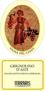 Ferraris Grignolino d'Asti Vigna del Casot 2012 Front Label