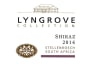 Lyngrove Collection Shiraz 2014 Front Label
