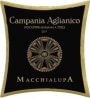 Macchialupa Campania Aglianico 2009 Front Label