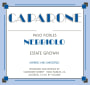 Caparone Winery Nebbiolo 2007 Front Label