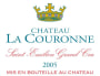 Mahler-Besse Chateau La Couronne 2005 Front Label