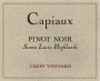 Capiaux Cellars Garys' Vineyard Pinot Noir 2012 Front Label
