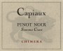 Capiaux Cellars Chimera Pinot Noir 2013 Front Label