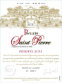 Maison Bouachon Cotes du Rhone Pavillon Saint Pierre Reserve 2012 Front Label