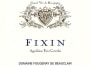 Maison Fougeray De Beauclair Fixin 2010 Front Label