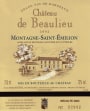 Maison Riviere Chateau De Beaulieu 2003 Front Label