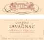 Maison Riviere Chateau de Lavagnac 2007 Front Label