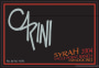 Carini Winery Eagle Point Ranch Syrah 2004 Front Label