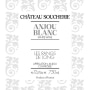 Chateau Soucherie Anjou Blanc Les Rangs de Longue 2015 Front Label