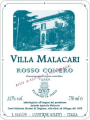 Malacari Rosso Conero 2007 Front Label