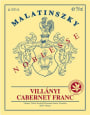 Malatinszky Noblesse Cabernet Franc 2009 Front Label
