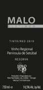 Malo Tojo Vinhos Malo Platinum Reserva Tinto 2010 Front Label