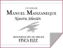 Bodega Manuel Manzaneque Nuestra Seleccion 2010 Front Label