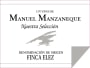 Bodega Manuel Manzaneque Nuestra Seleccion 2003 Front Label