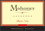 Carneros Wine Company Mahoney Vineyards Mahoney Ranch Pinot Noir 2011 Front Label