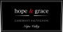 Hope & Grace Wines Cabernet Sauvignon 2014  Front Label