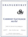 Grangehurst Stellenbosch Cabernet Sauvignon-Merlot 1997 Front Label