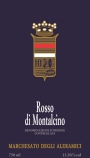 Marchesato Degli Aleramici Rosso di Montalcino 2014 Front Label